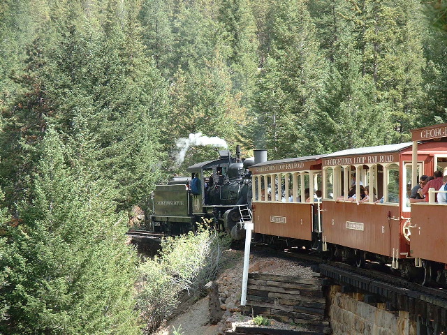 Train at the mine