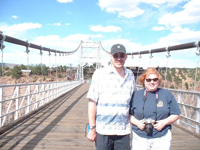 Crossing the bridge