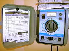 Valve control box